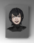 Hotel Transylvania, Mavis inspired, halloween Art/ gallery print, digital-drawn eco friendly illustration.