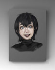 Hotel Transylvania, Mavis inspired, halloween Art/ gallery print, digital-drawn eco friendly illustration.