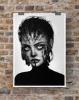 Dramatic Editorial art print, wall decor. Gallery Print.