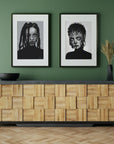 Dramatic Editorial art print, wall decor. Gallery Print.