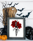 Halloween Michael Myers horror spooky tattoo knife art gallery print.