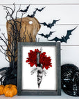 Halloween Michael Myers horror spooky tattoo knife art gallery print.