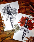 Halloween Michael Myers horror spooky tattoo knife art gallery print.
