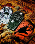 Horror| gothic| historical quotes | coffin shaped |eco-friendly | Floral | original art illustrated | Dark academia bookmarks | Witchcore
