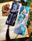 Beautiful original art illustrated Bookmark | Dark academia | Recycled | illustration | art | Gothic | Witchcore | Fantasy | eco friendly