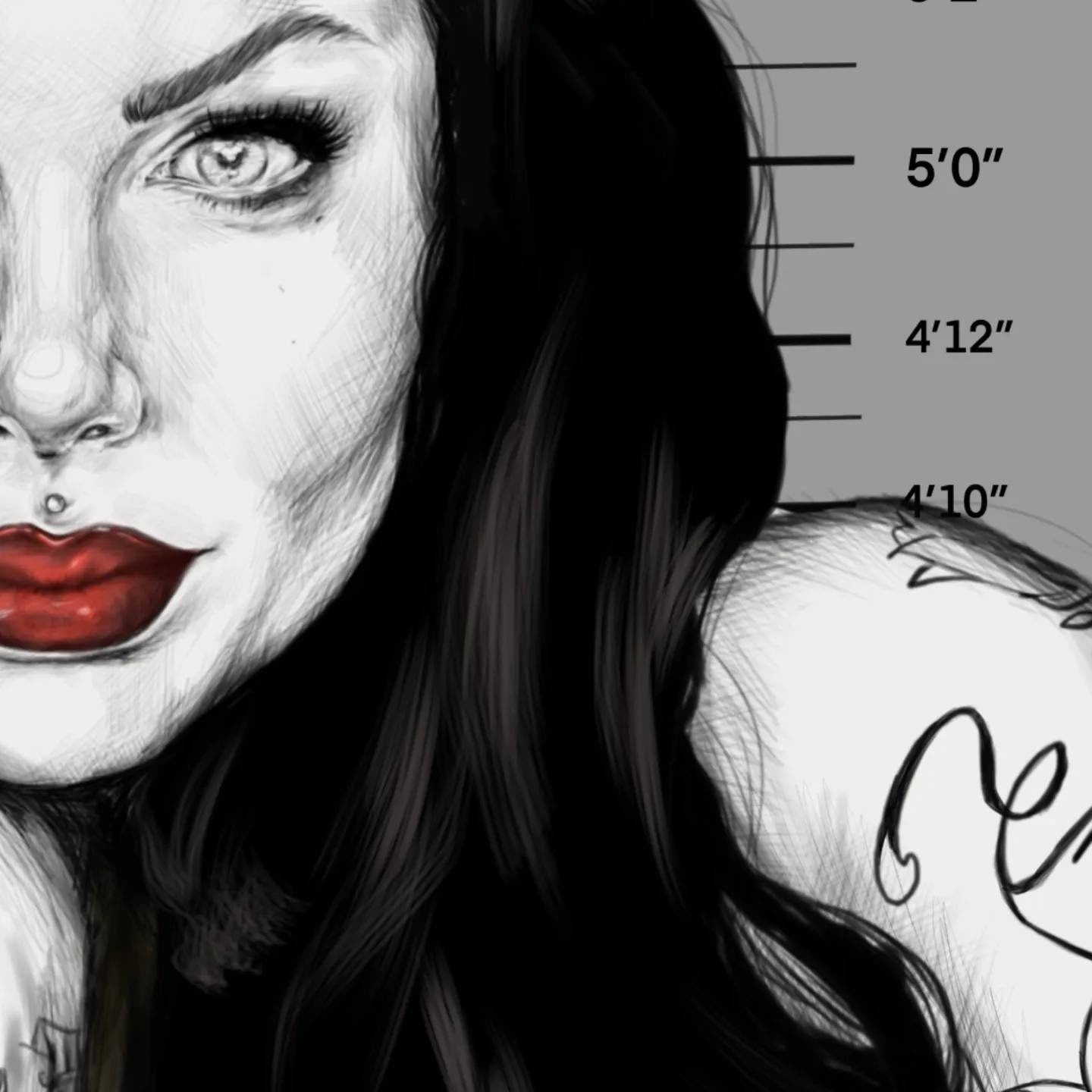 Bailey Sarian, murder mystery and make-up, Inspired ART/ gallery Print. wall art.