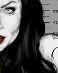 Bailey Sarian, murder mystery and make-up, Inspired ART/ gallery Print. wall art.