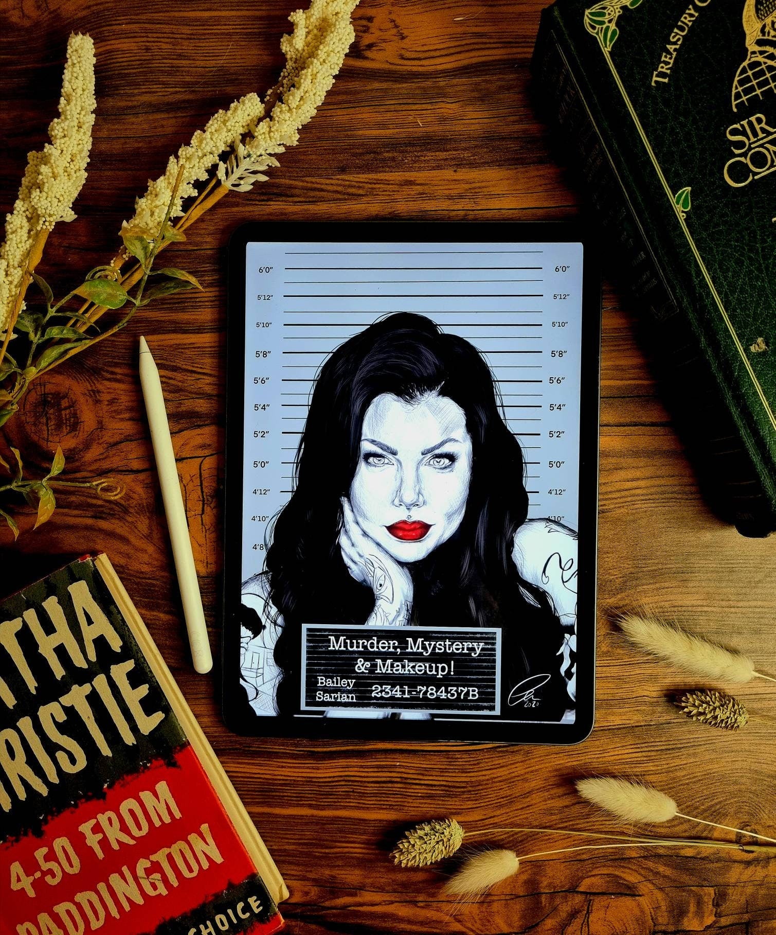 Bailey Sarian, murder mystery and make-up, Inspired ART/ gallery Print. wall art.