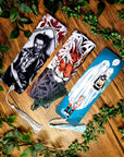 Beautiful original art illustrated Bookmark | Dark academia | Recycled | illustration | art | Gothic | Witchcore | Fantasy | eco friendly