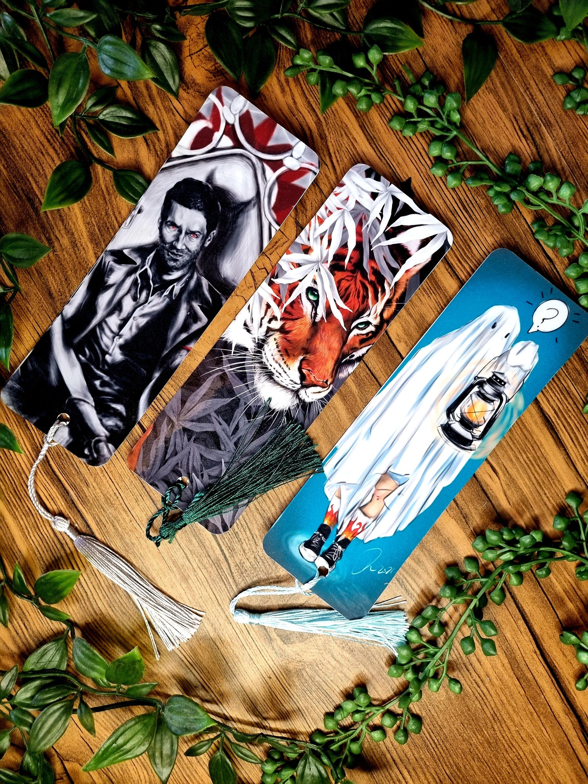 Beautiful original art illustrated Bookmark | Dark academia | Recycled | illustration | art | Gothic | Witchcore | Fantasy | eco friendly