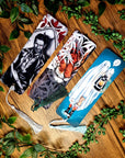 Beautiful original art illustrated Bookmark | Dark academia | Recycled | illustration | art | Gothic | Witchcore | Fantasy | eco friendly