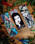 Beautiful original art illustrated Bookmark | Dark academia | Recycled | illustration | art | Gothic | Witchcore | Fantasy | eco friendly