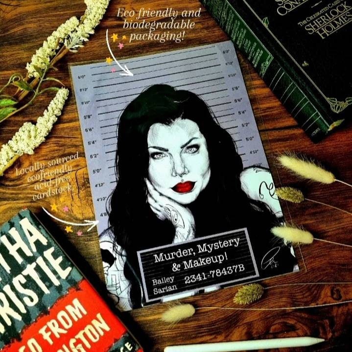 Bailey Sarian, murder mystery and make-up, Inspired ART/ gallery Print. wall art.