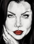 Bailey Sarian, murder mystery and make-up, Inspired ART/ gallery Print. wall art.