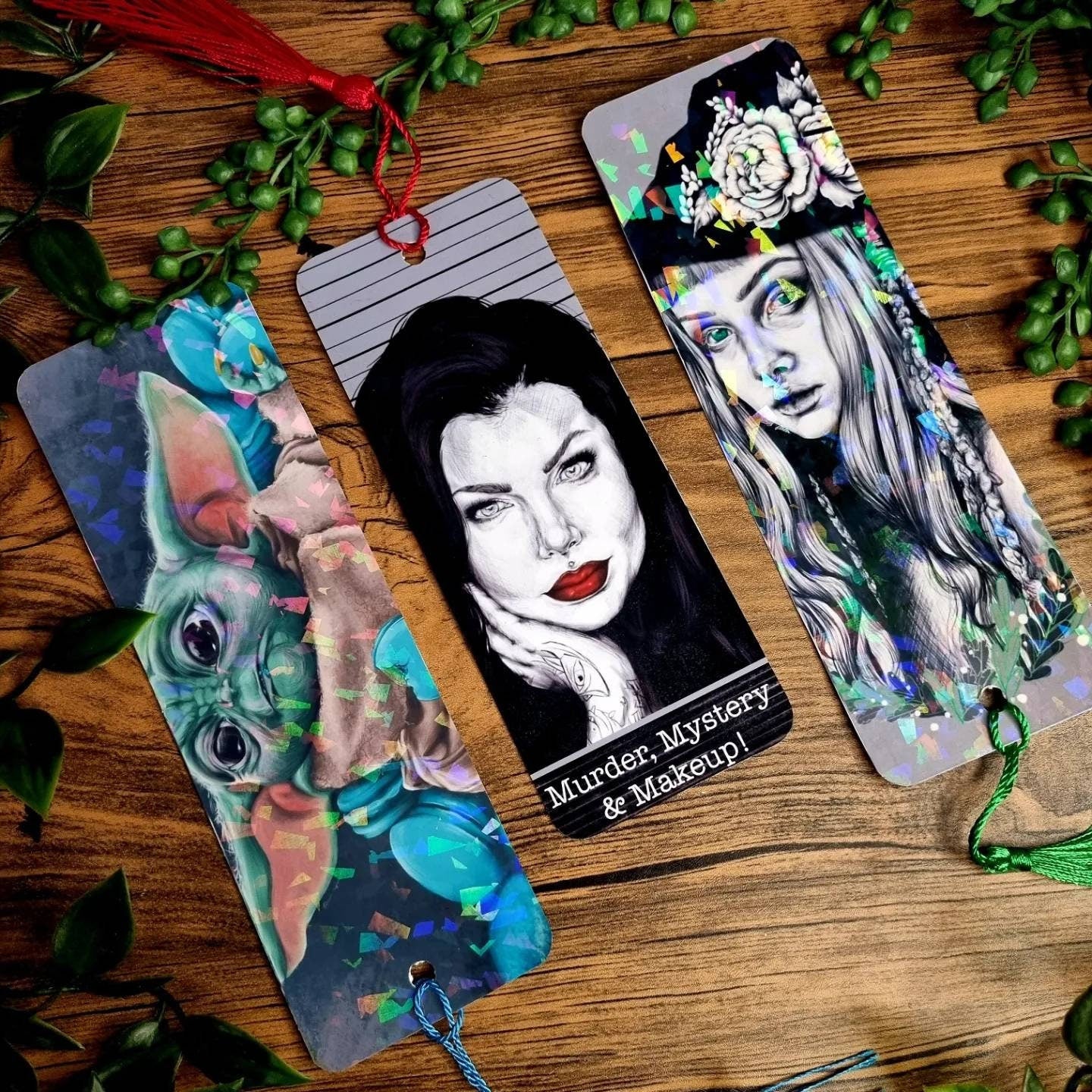 Mystery art bundle box, secret lucky dip bag. Eco-friendly original artwork . Keychain. Bookmarks. Postcards. Artprints signed by artist.