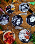 Mystery art bundle box, secret lucky dip bag. Eco-friendly original artwork . Keychain. Bookmarks. Postcards. Artprints signed by artist.