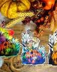 Halloween, spooky, rabbit fun, cool, one of a kind, unusual, illustration refrigerator magnets With gloss, holographic or shiney options