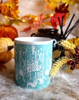 Spooky boo club, Halloween, Sad ghost, Sad ghost club, ghost, spooky, creepy cute, illustration design, ceramic mug, cup more colours.