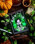 Dramatic, gothic horror halloween one of a kind unique ecofriendly, acid free, Wednesday Adams, illustrstion,art print, wall art home decor