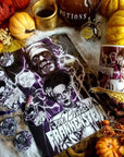 Bride of Frankenstein one of a kind unique illustrated art design handmade, handpressed mug, tea cup. Mug horror halloween spooky vintage