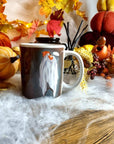 Bedsheet ghosts, ghosts, Halloween, spooky ghosts illustration art funny mugs, cup horror, punny ghost. I'm here for the boos. Ghosted.