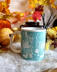 Spooky boo club, Halloween, Sad ghost, Sad ghost club, ghost, spooky, creepy cute, illustration design, ceramic mug, cup more colours.