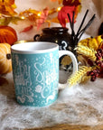 Spooky boo club, Halloween, Sad ghost, Sad ghost club, ghost, spooky, creepy cute, illustration design, ceramic mug, cup more colours.
