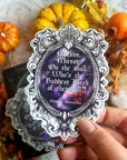 Alternative, gothic, pride, empowerment snow White, mirror mirror on the wall unique one of a kind hand pressed illustration art ceramic mug