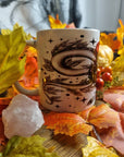 W.I.T.C.H women in total control of herself, femal empowerment, female boss, serpent, snake, alt forbidden fruits, handprint unique art mug