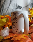 W.I.T.C.H women in total control of herself, femal empowerment, female boss, serpent, snake, alt forbidden fruits, handprint unique art mug