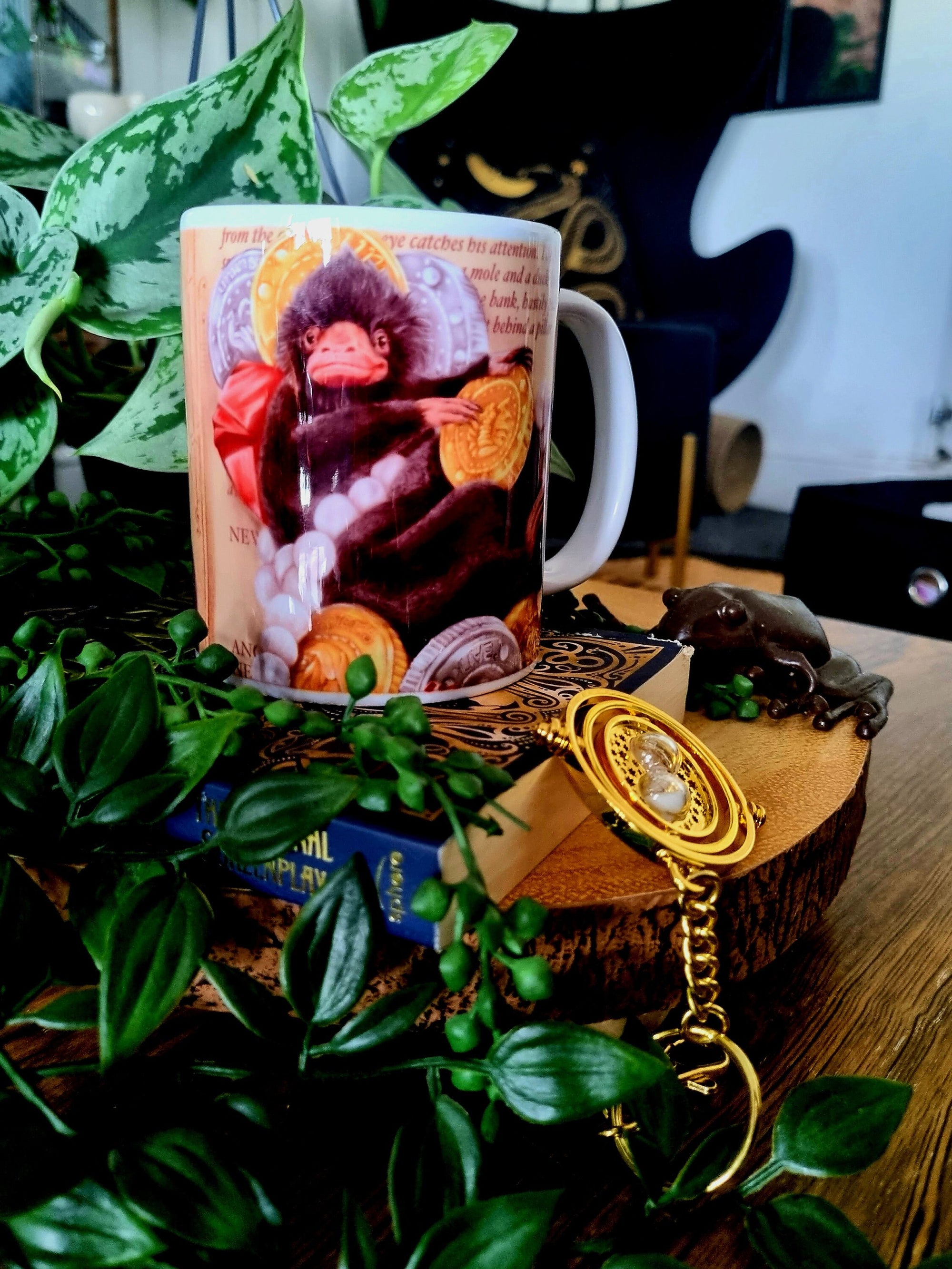 Niffler Fantastic beasts unique design functional art sublimation illustration mug with bright and bold colours perfect gift and home decor