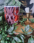 Beautiful bright bold Bengal tiger art illustration functional art mug with bright bold colours and detail perfect gift & home decor art mug