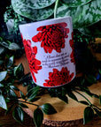 One of a kind design functional art sublimation illustration mug bright bold colours perfect gift home decor cottagecore inspirational quote