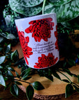 One of a kind design functional art sublimation illustration mug bright bold colours perfect gift home decor cottagecore inspirational quote