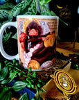 Niffler Fantastic beasts unique design functional art sublimation illustration mug with bright and bold colours perfect gift and home decor