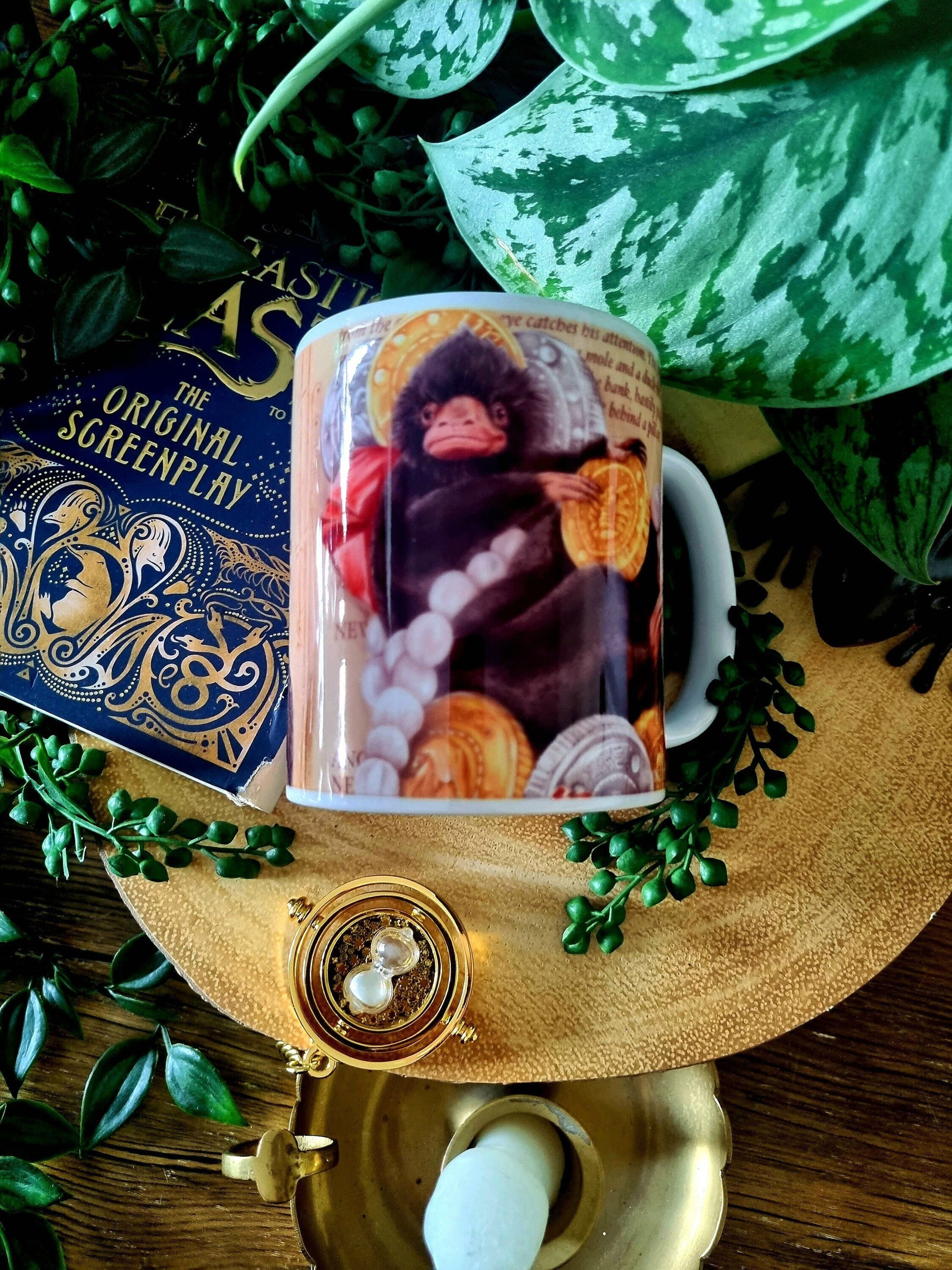 Niffler Fantastic beasts unique design functional art sublimation illustration mug with bright and bold colours perfect gift and home decor