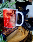 Harry Potter Phoenix magical creature functional art sublimation illustration mug with bright and bold colours perfect gift and home decor