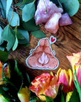 kawaii cute adorable anime art illustration rabbit bun waterproof vinyl sticker or magnet perfect for planner or scrapbooking Bunny butt