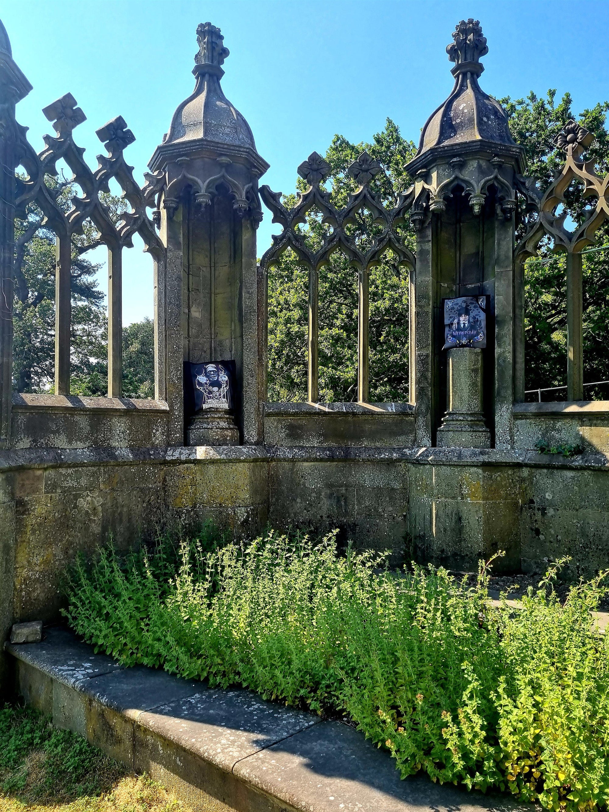 Handpressed unique illustrated art Bride of frankenstine 100% organic fair trade whimsygoth horror gothic 10oz flat base totebag fashion bag