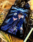 Doctor who 60th anniversary inspired hand drawn wall art art print illustration poster 14th doctor tardis David tennant galaffray artwork