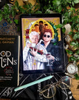 Good omens inspired Crowley and Aziraphale good omens 2 unique art illustration poster fan art wall art decor movie poster design
