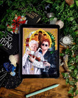 Good omens inspired Crowley and Aziraphale good omens 2 unique art illustration poster fan art wall art decor movie poster design