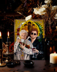 Good omens inspired Crowley and Aziraphale good omens 2 unique art illustration poster fan art wall art decor movie poster design
