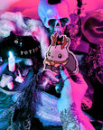 Cult of the buns sticker pack featuring main and side character stickers logo stickers and game inspired accessories