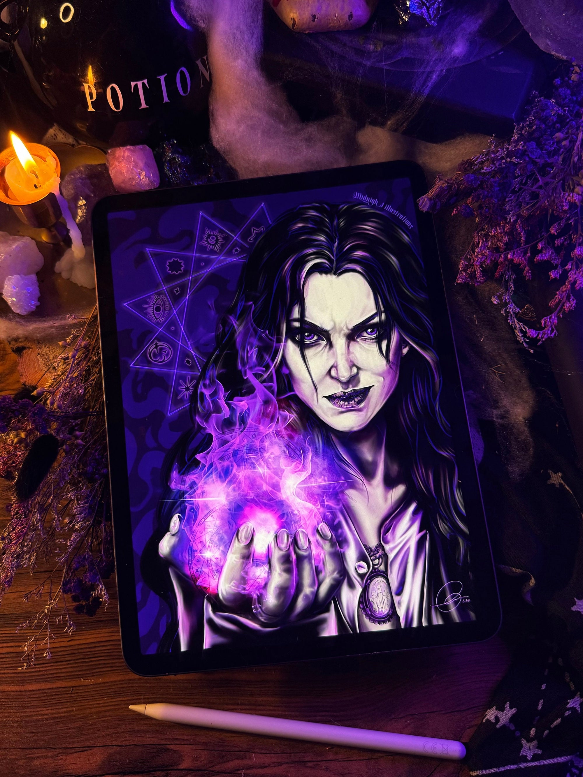 Agatha all all along | Agatha harness | marvel | art print | illustration | comic book | art | original | dark art | geeky | home decor