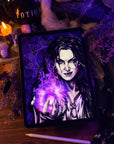 Dark fantasy witch The Salem Matriarch: Gothic Witch Fine Art Print art print | illustration | graphic art | original hand drawn | poster