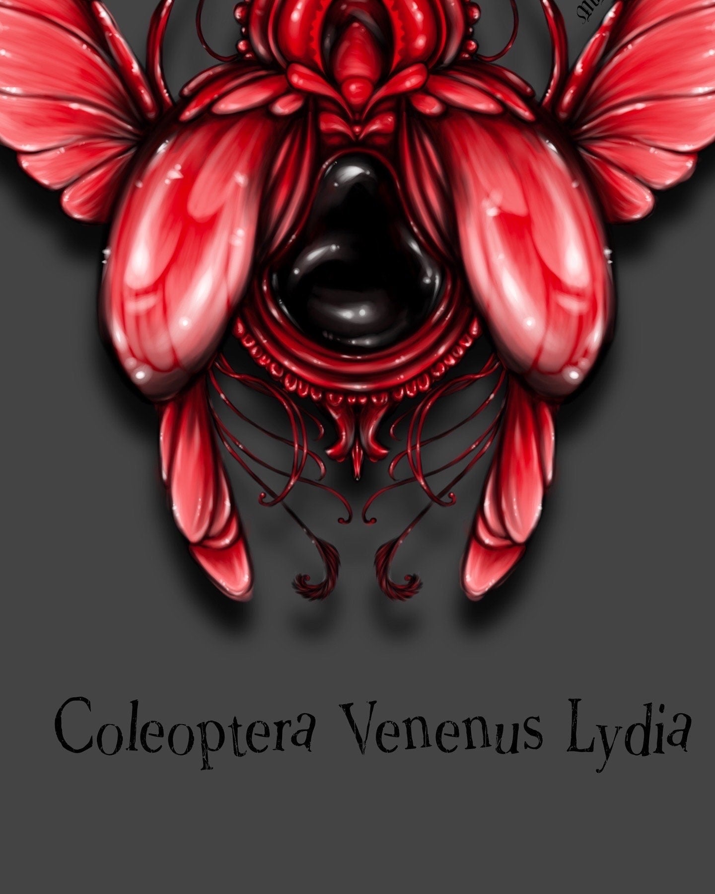 Beetle juice | bug | beetlejuice | art print | insect illustration | gothic wall art | art | original | dark art | Halloween | beetle art