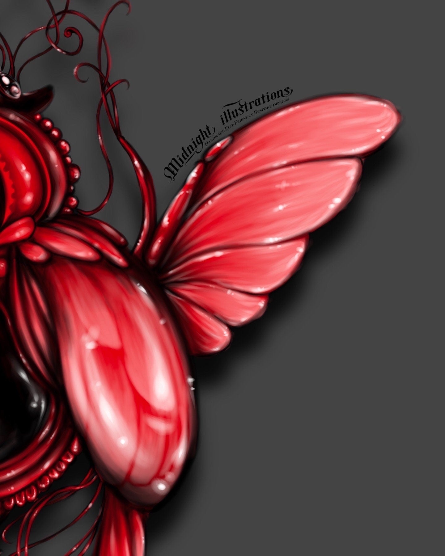 Beetle juice | bug | beetlejuice | art print | insect illustration | gothic wall art | art | original | dark art | Halloween | beetle art