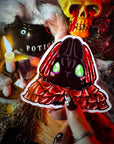 Beetlejuice inspired the buns sticker pack figuring battle bun, Lydia bun and bedsheet ghosts bun and Tim burton inspired accessories