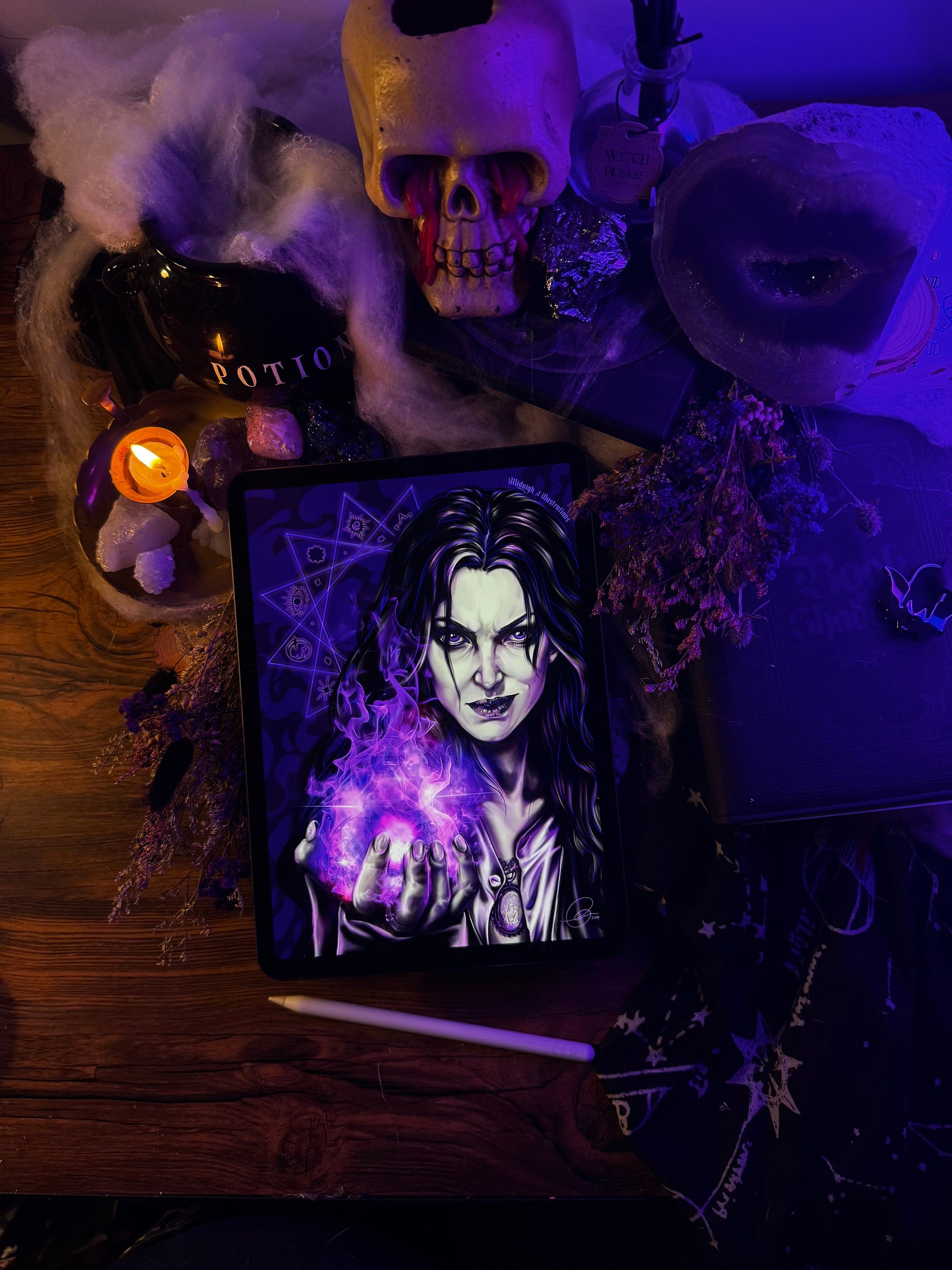 Agatha all all along | Agatha harness | marvel | art print | illustration | comic book | art | original | dark art | geeky | home decor